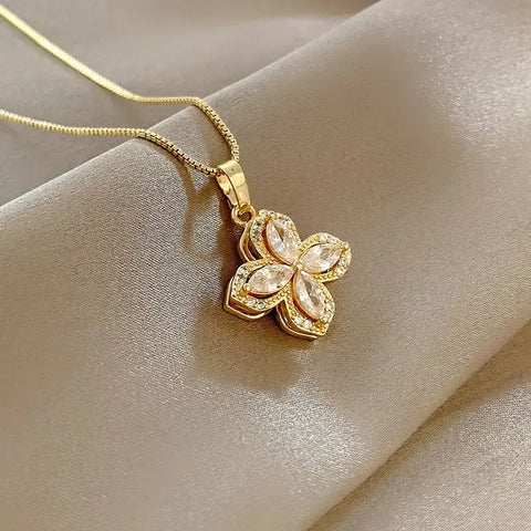 Collar Flor Giratoria